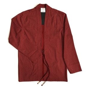 Noragi Jacket AKASHI-KAMA Mens Kimono Shirt